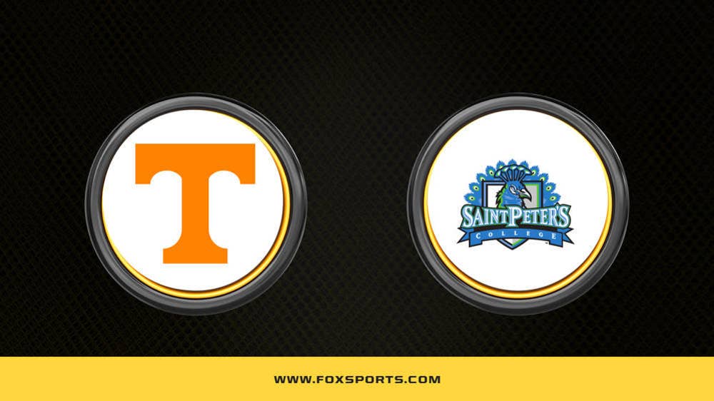 How to Watch Tennessee vs. Saint Peter's: TV Channel, Time, Live Stream - NCAA Tournament First Round