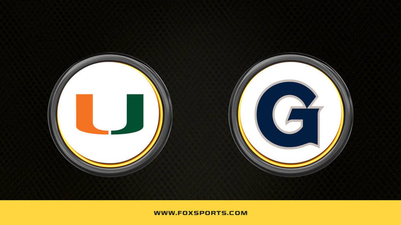 Miami (FL) vs. Georgetown Prediction, How to Watch, Odds, Channel - Nov 28