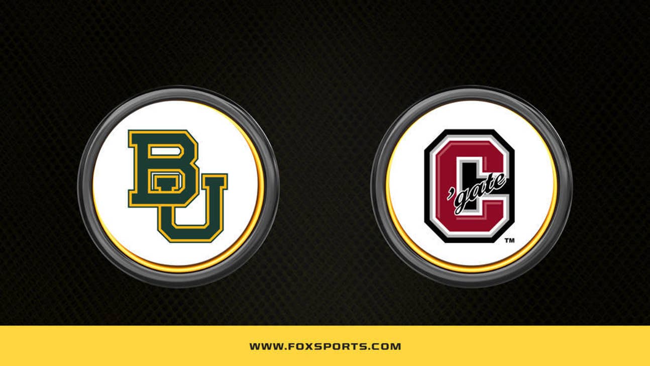 How to Watch Baylor vs. Colgate: TV Channel, Time, Live Stream - NCAA Tournament First Round