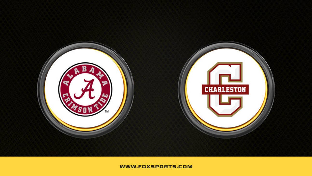 How to Watch Alabama vs. Charleston (SC): TV Channel, Time, Live Stream - NCAA Tournament First Round