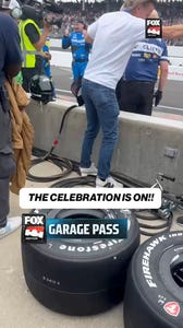 The party is on following Felix Rosenqvist's dramatic win!! 👀