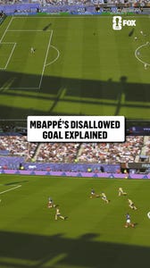 A closer look at Mbappé's goal that was called back