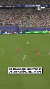 Lautaro Martínez wasn't missing this one
