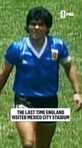 Mexico City Stadium last hosted England when Maradona made history with the "Hand of God" and the "Goal of the Century"