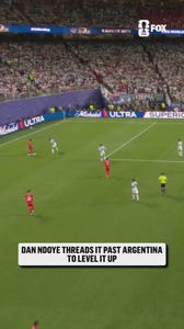 Dan Ndoye slides it under Emi Martรญnez to equalize ๐จ๐ญ