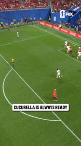 Own goal or not, this was still a sweet volley from Cucurella πͺπΈ