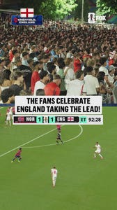 England fans were loving this goal from Jude Bellingham in extra time