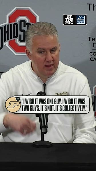 Matt Painter shared why he’s frustrated with his team following the loss to Ohio State