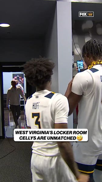 Ross Hodge held up money after WVU's quarterfinal and semifinal wins in the CBC! 🤑