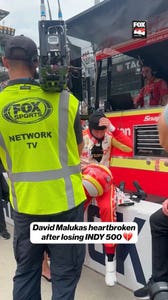 David Malukas heartbroken after losing the INDY 500 💔