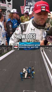 'So cool when it actually happens.' Felix Rosenqvist on the emotions of winning the Indy 500 🏎️🥛🏆