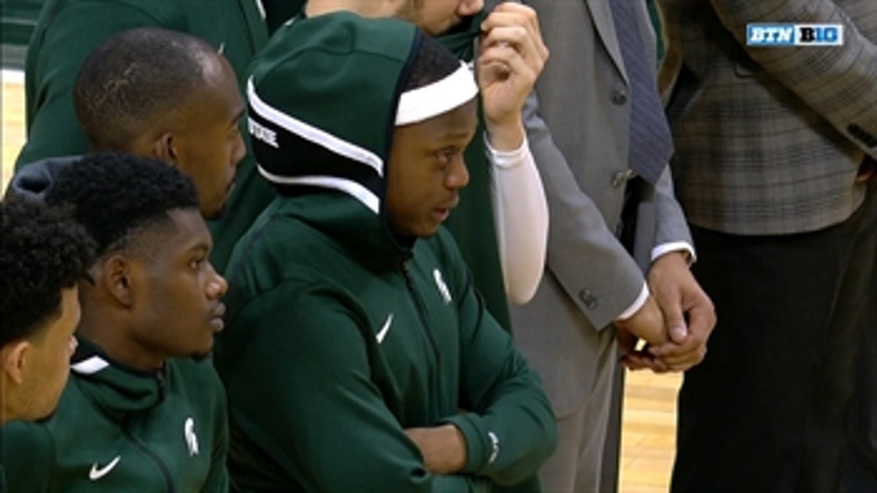 Cassius Winston records 13th career double-double one night after brother's death