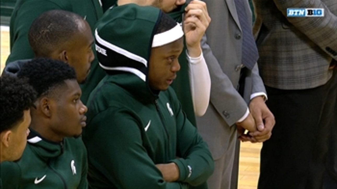 Cassius Winston records 13th career double-double one night after brother's death