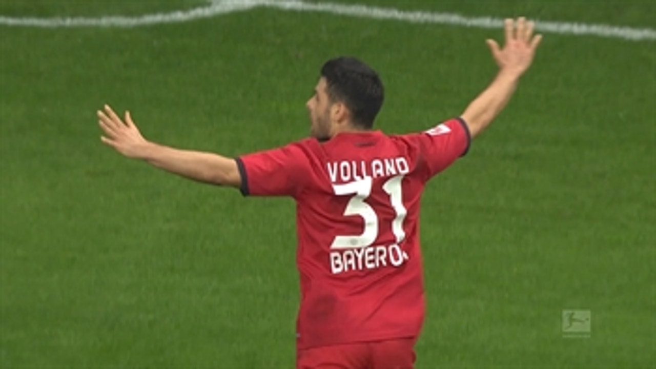 Bayer Leverkusen's Kevin Volland on his goal-scoring success