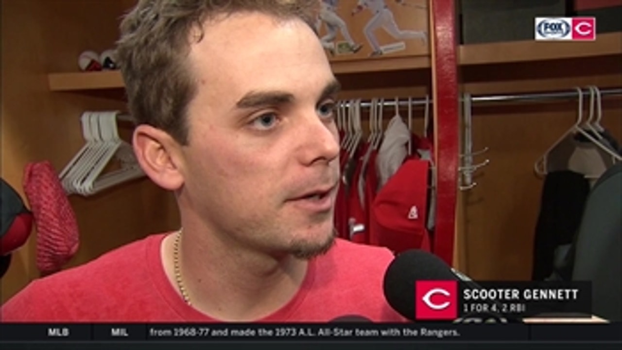 Scooter Gennett believes the Reds' bats are heating up