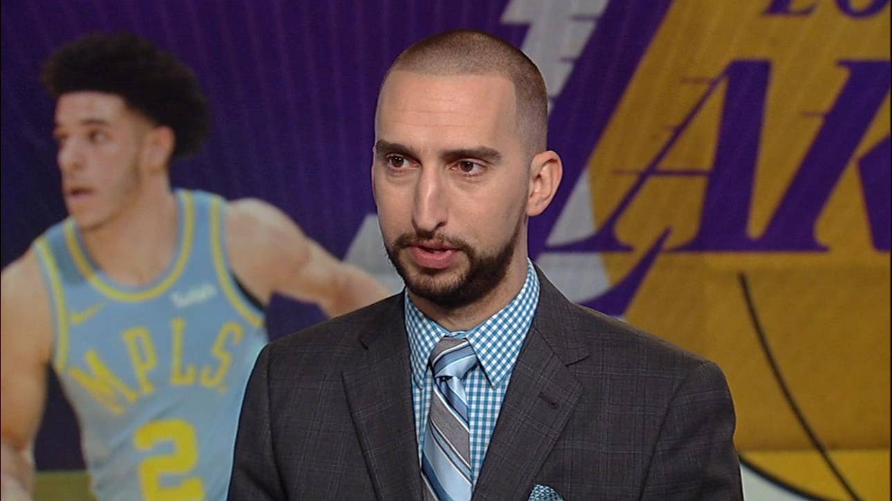 Nick Wright praises Joel Embiid after the 76ers 115-109 win over the Lakers ' FIRST THINGS FIRST