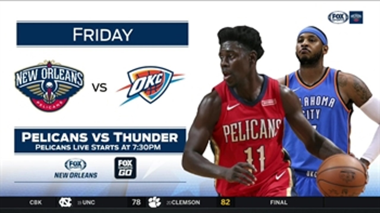 New Orleans Pelicans at OKC Thunder preview ' Pelicans Live