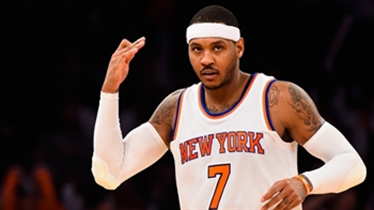 This Carmelo Anthony impersonation is pretty perfect