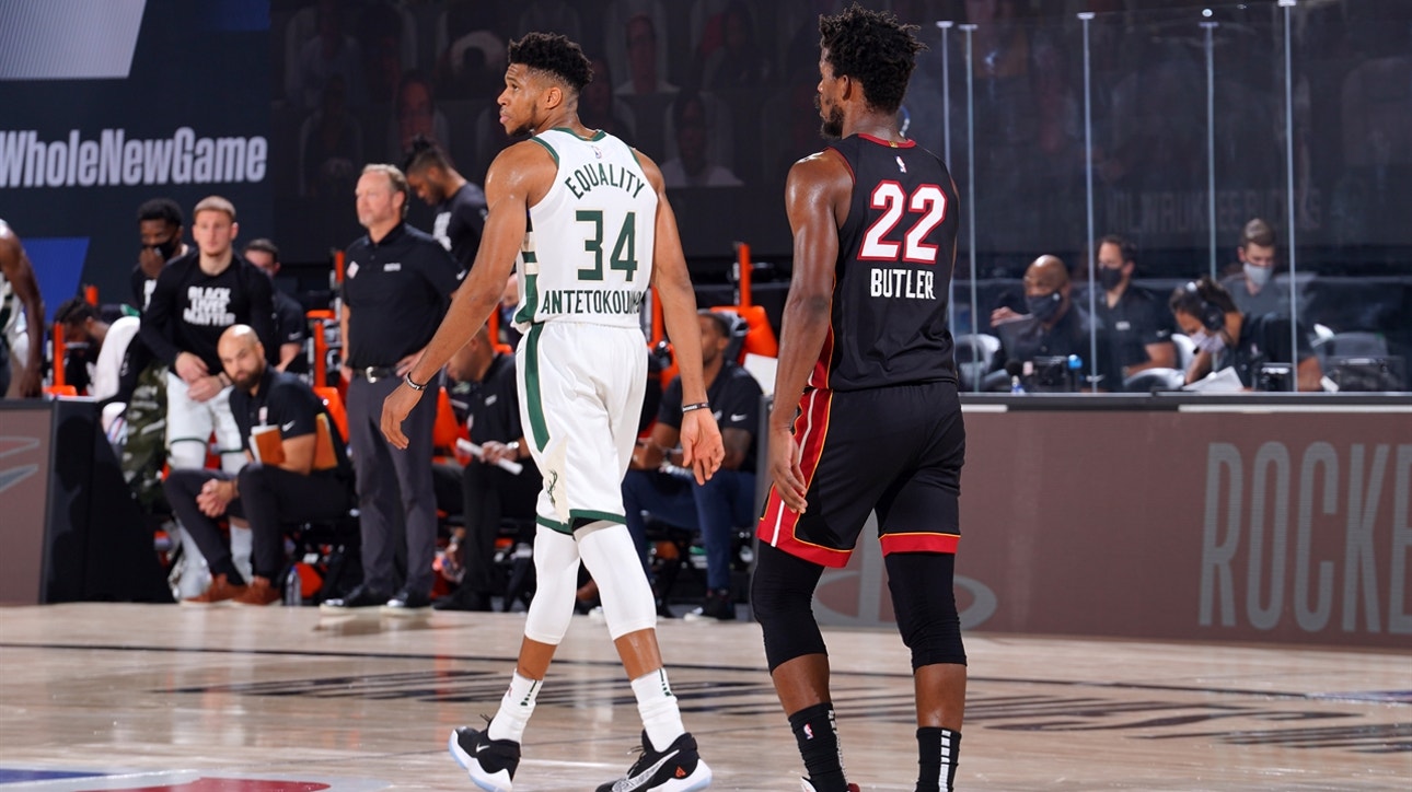 Nick reacts to Jimmy Butler's success & Giannis' disastrous performance for Milwaukee in Game1 of semifinals