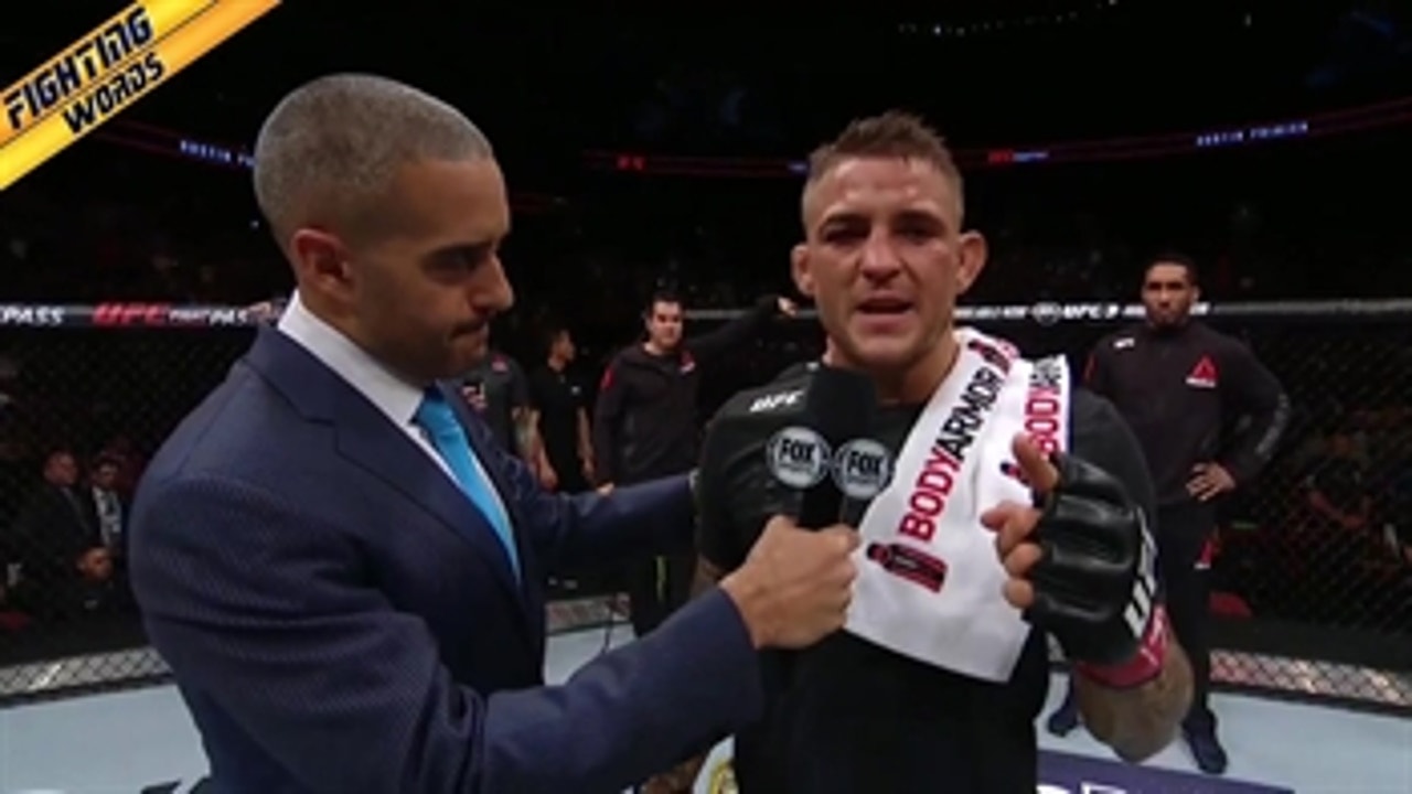 Dustin Poirier has a message for someone in the lightweight division ' FIGHTING WORDS