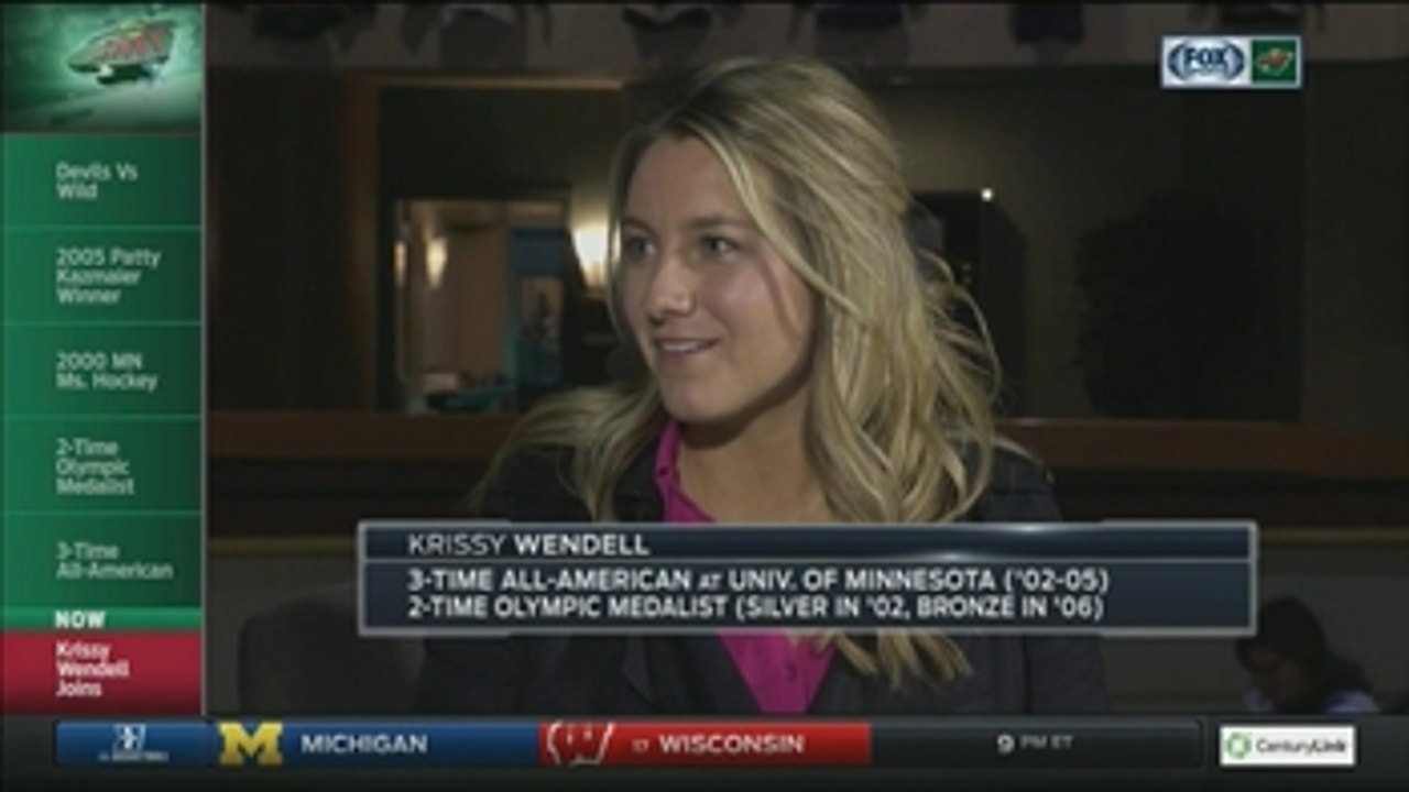Krissy Wendell 'very excited' to be calling game on Hockey Day