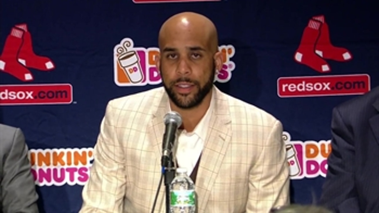 Watch David Price's introduction with the Red Sox