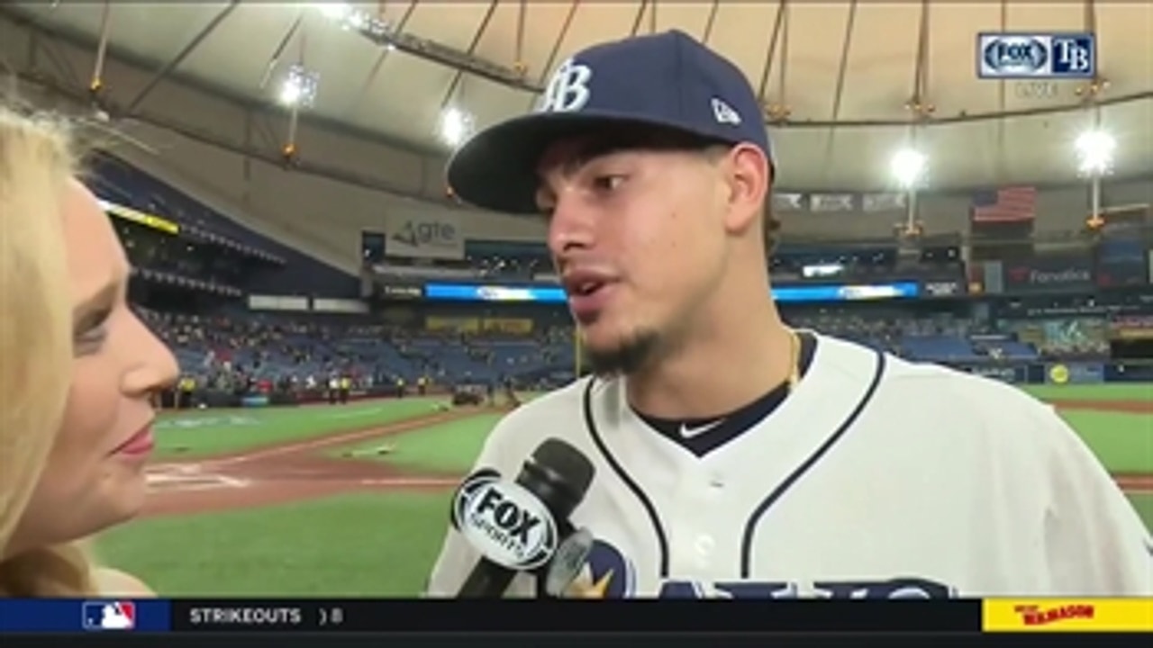 ALDS Game 3: Willy Adames talks Rays forcing Game 4, atmosphere in the Trop