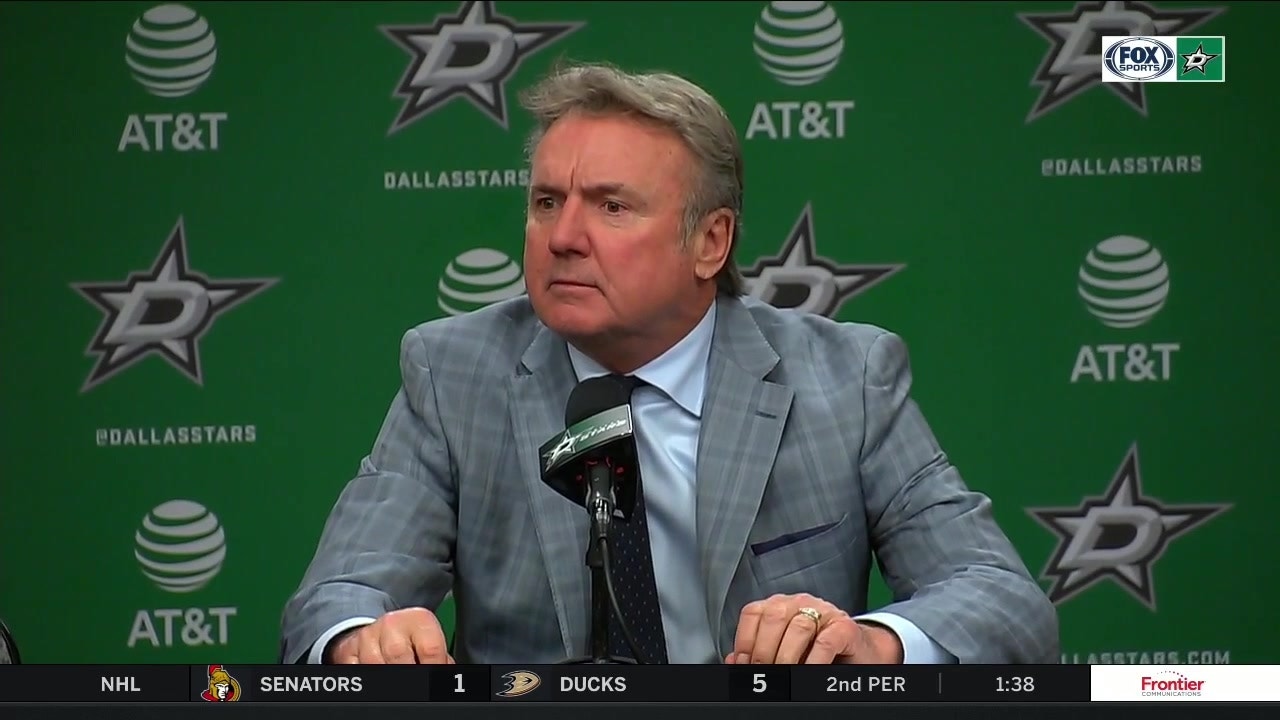 Rick Bowness on the Lack of Urgency in Stars Loss to Rangers