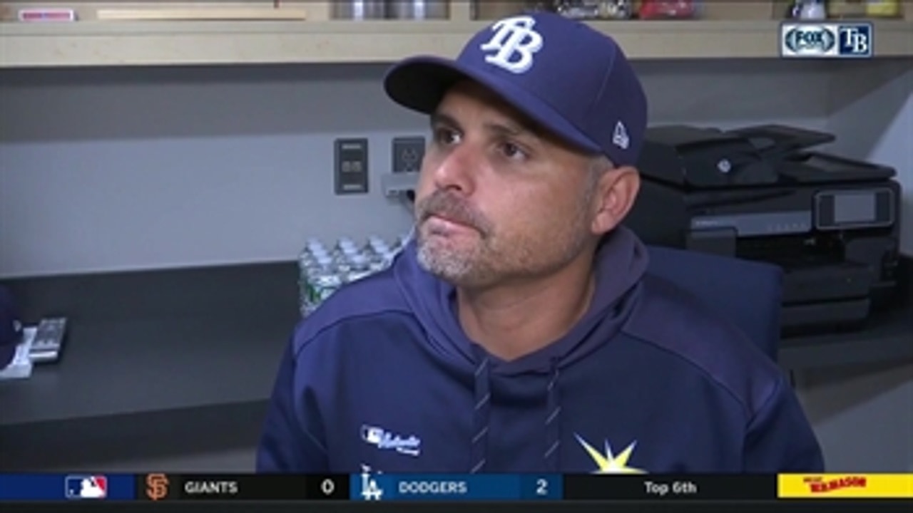 Kevin Cash on tonight's pitching, Rays' offensive effort