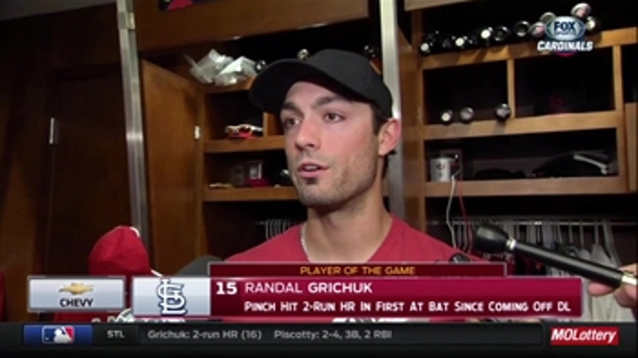 Welcome back, Randal Grichuk