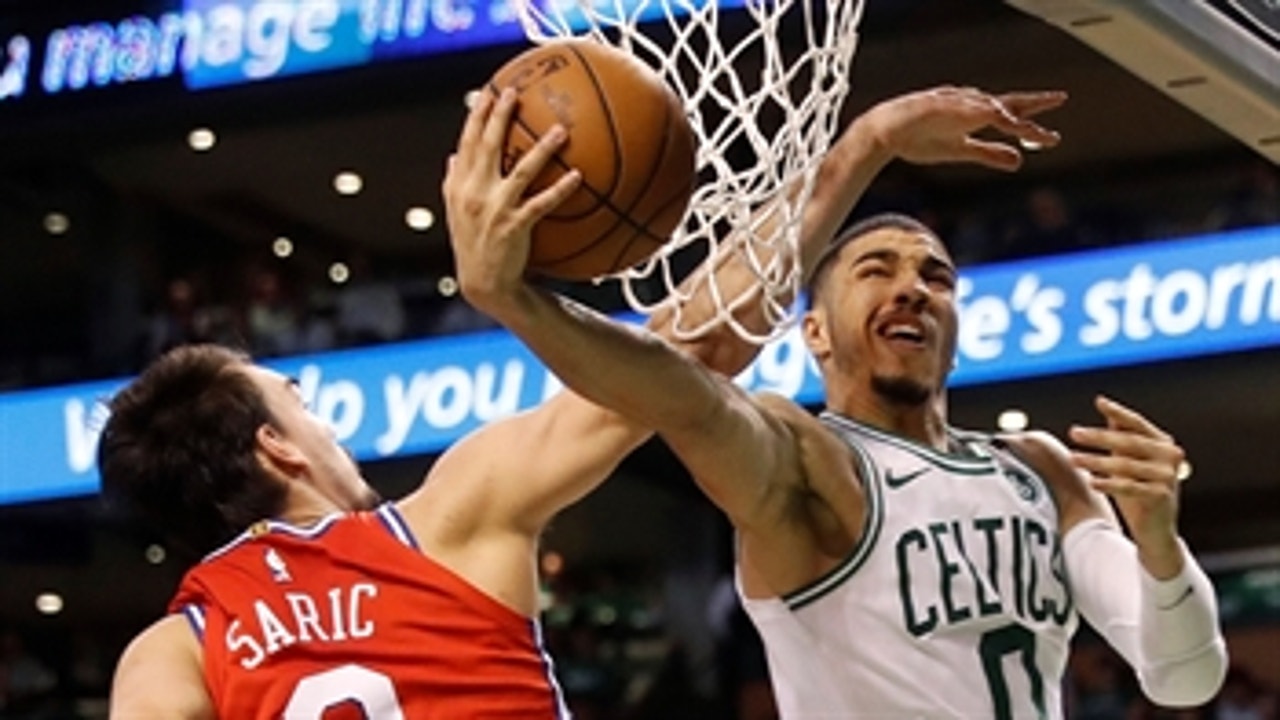 Nick Wright unveils how the Boston Celtics were able to dominate the Philadelphia 76ers in Gm 1