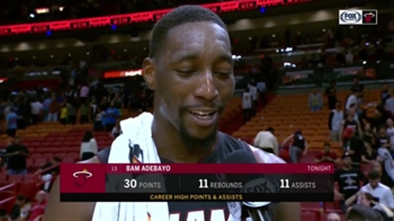 Bam Adebayo joins Jason Jackson after his first career triple-double