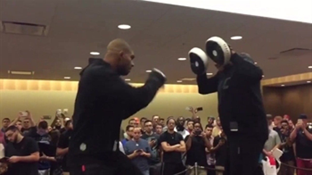 Check out Alistair Overeem's open workout before Fight Night - 'PROcast'