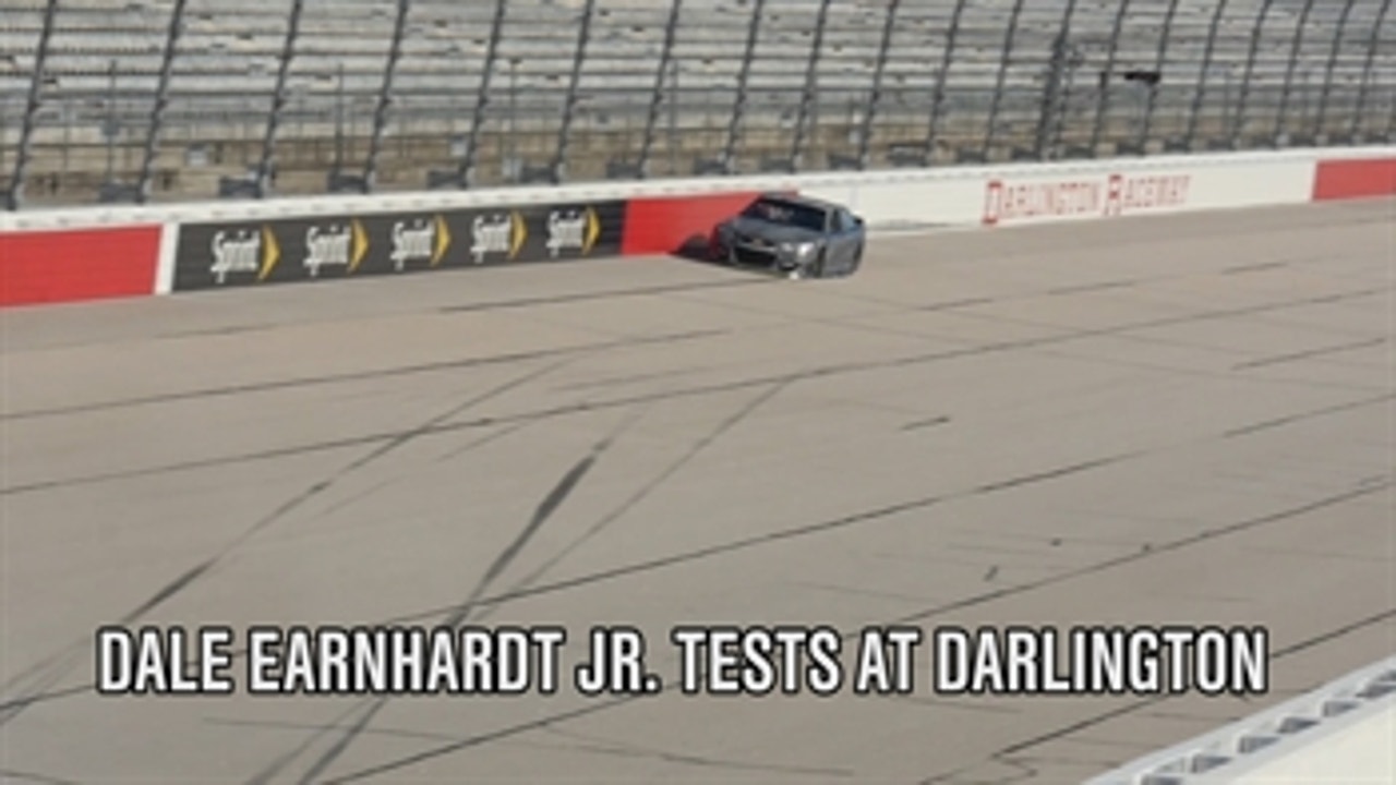 Dale Earnhardt Jr. Tests at Darlington