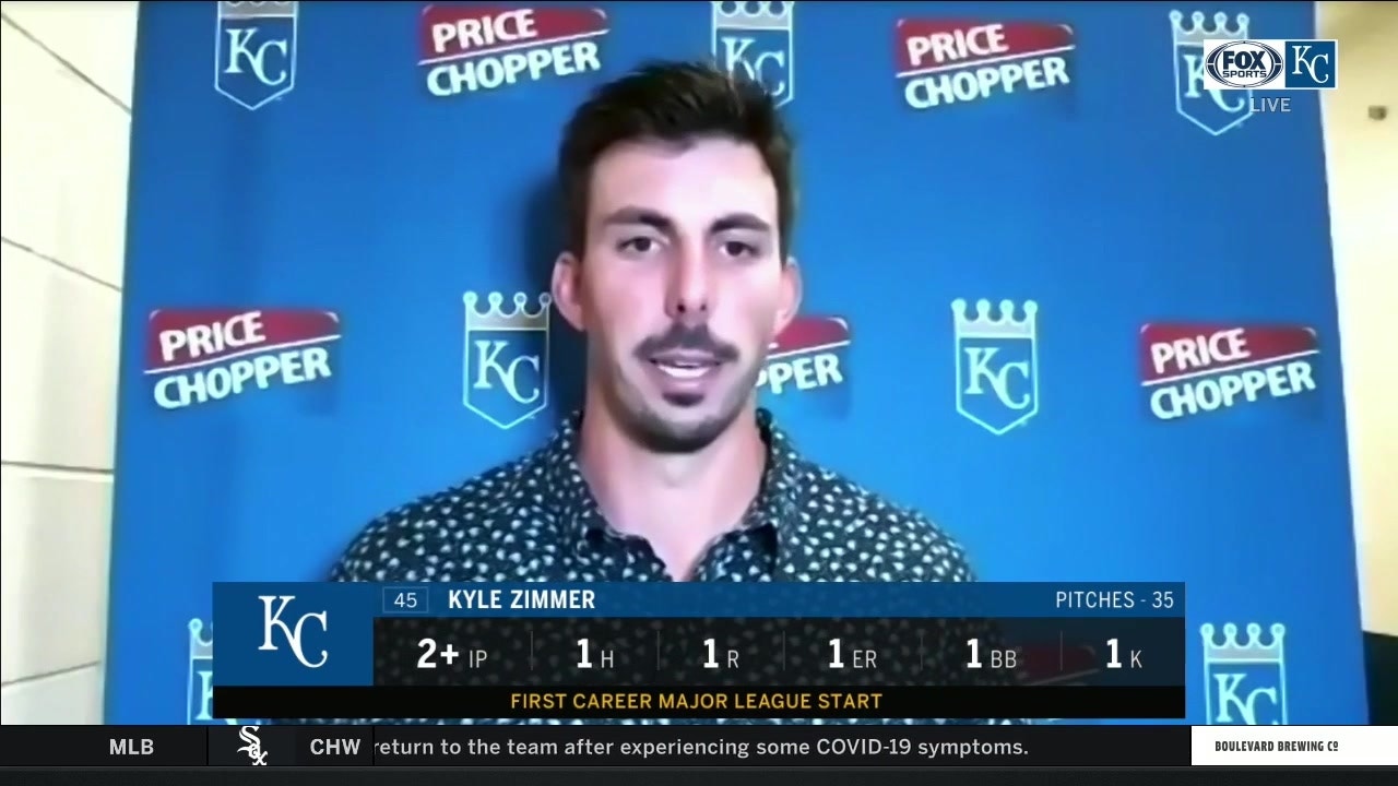 Kyle Zimmer reflects on first major league start