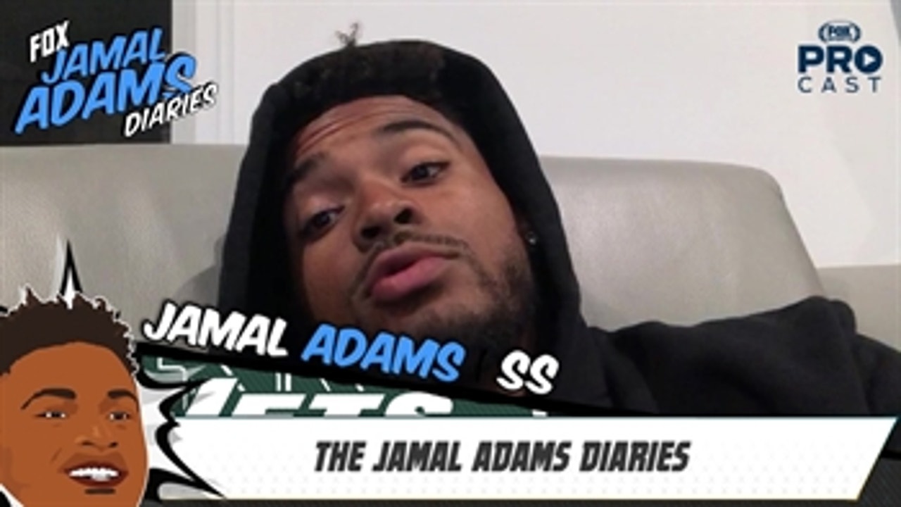 Jets safety Jamal Adams tips his cap to the Vikings