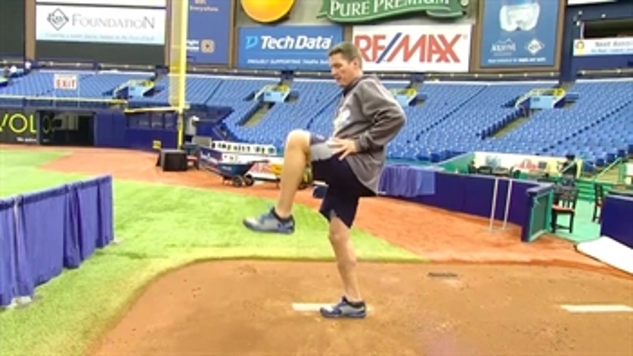 Rays pitching coach Jim Hickey details the ideal leg lift