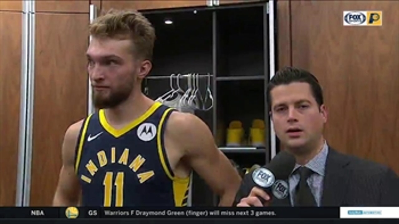 Sabonis: Pacers 'stuck together and kept fighting' against Wizards