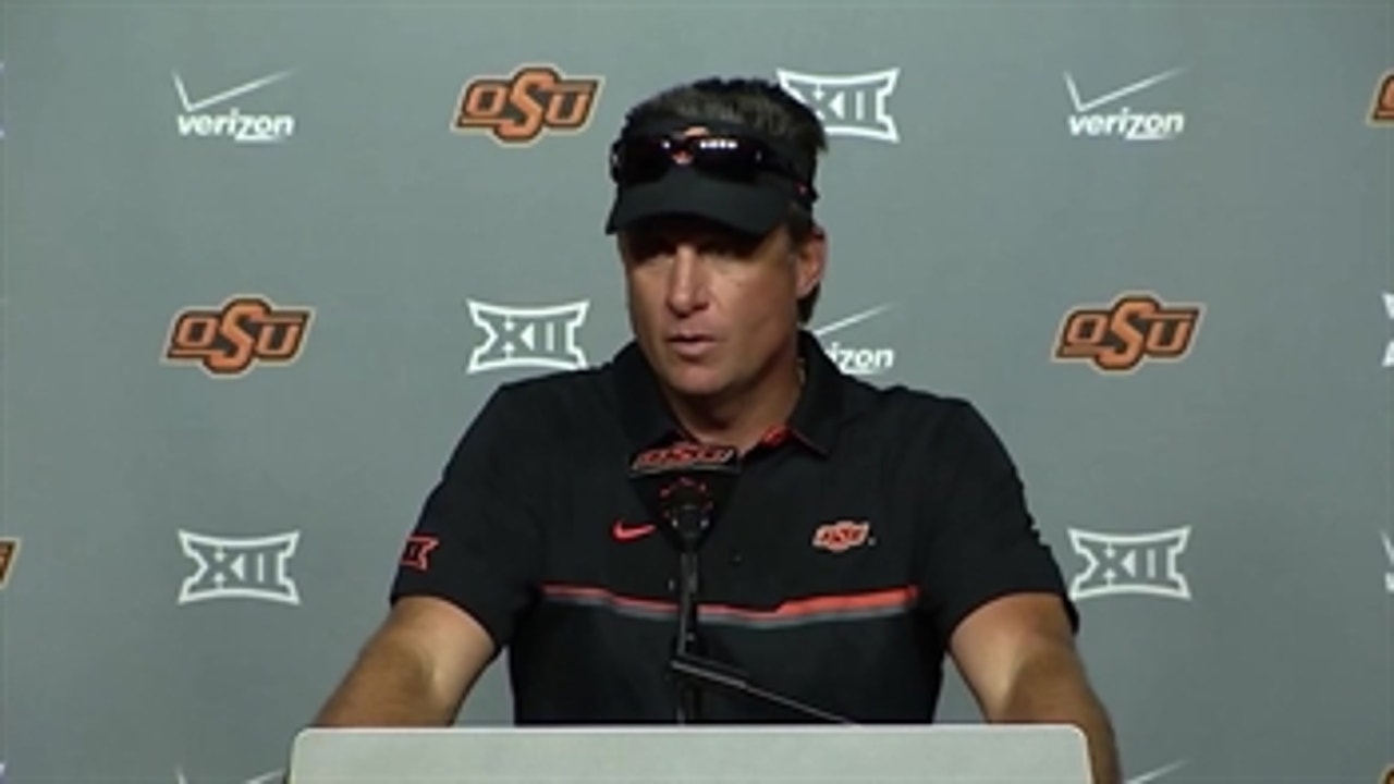 Mike Gundy reacts to crazy ending vs. Central Michigan