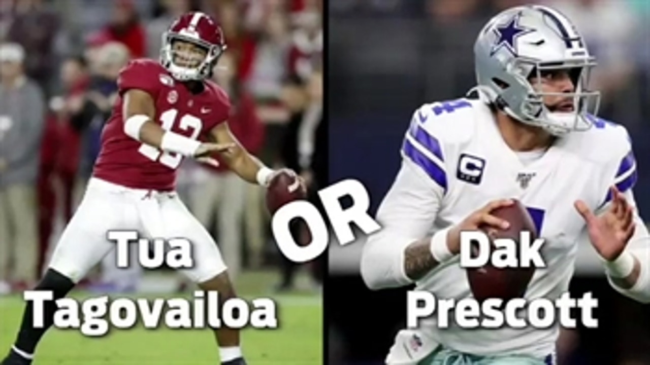 Colin Cowherd plays 'Who-a or Tua' to tell us if he would rather have Tua Tagovailoa or another QB for the next 10 years