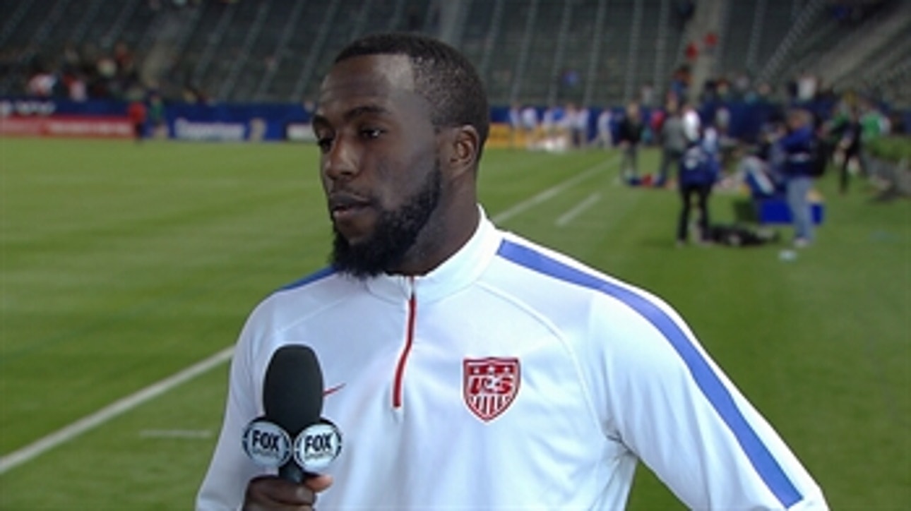 Jozy Altidore speaks after USA's 1-0 win over Canada