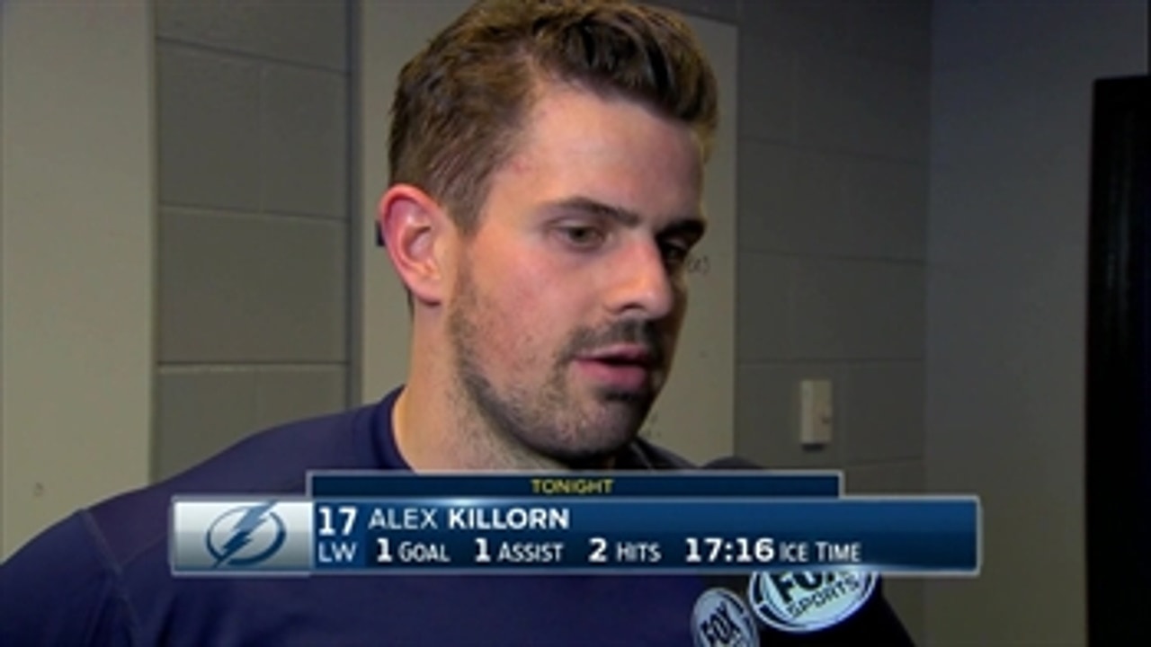 Alex Killorn after Lightning win: We need to be a lot better