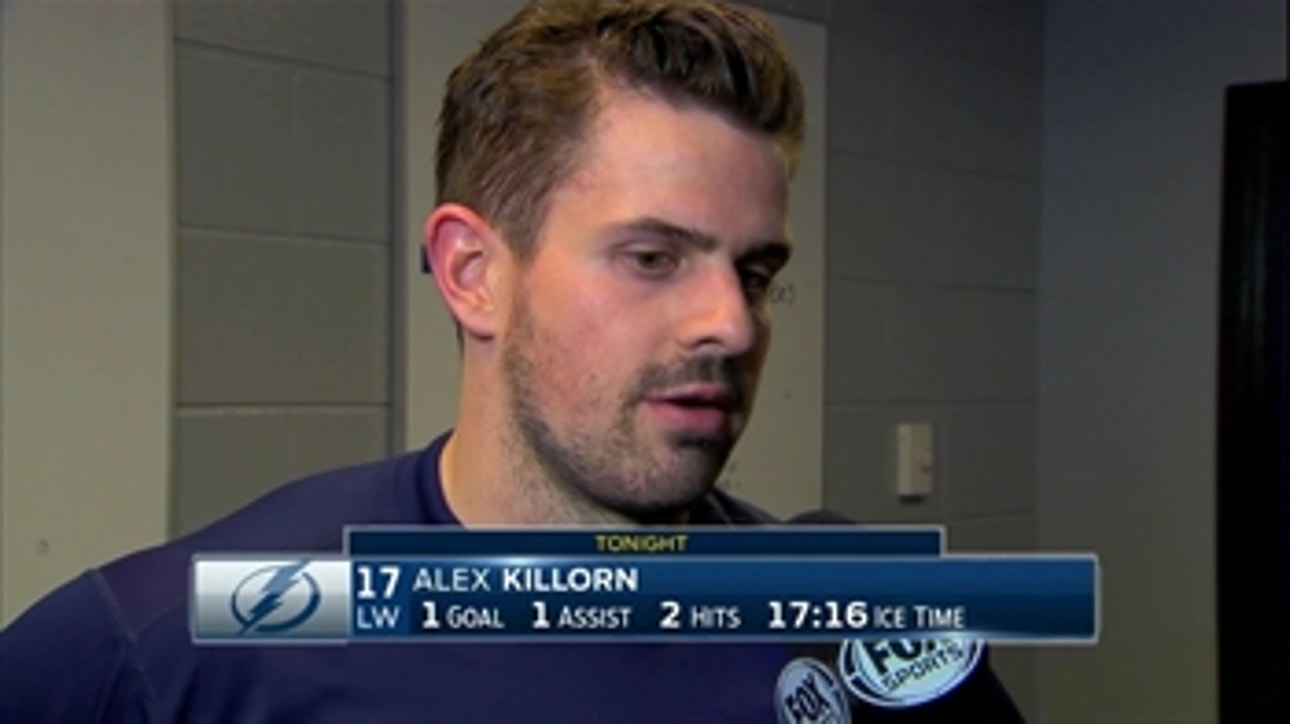 Alex Killorn after Lightning win: We need to be a lot better