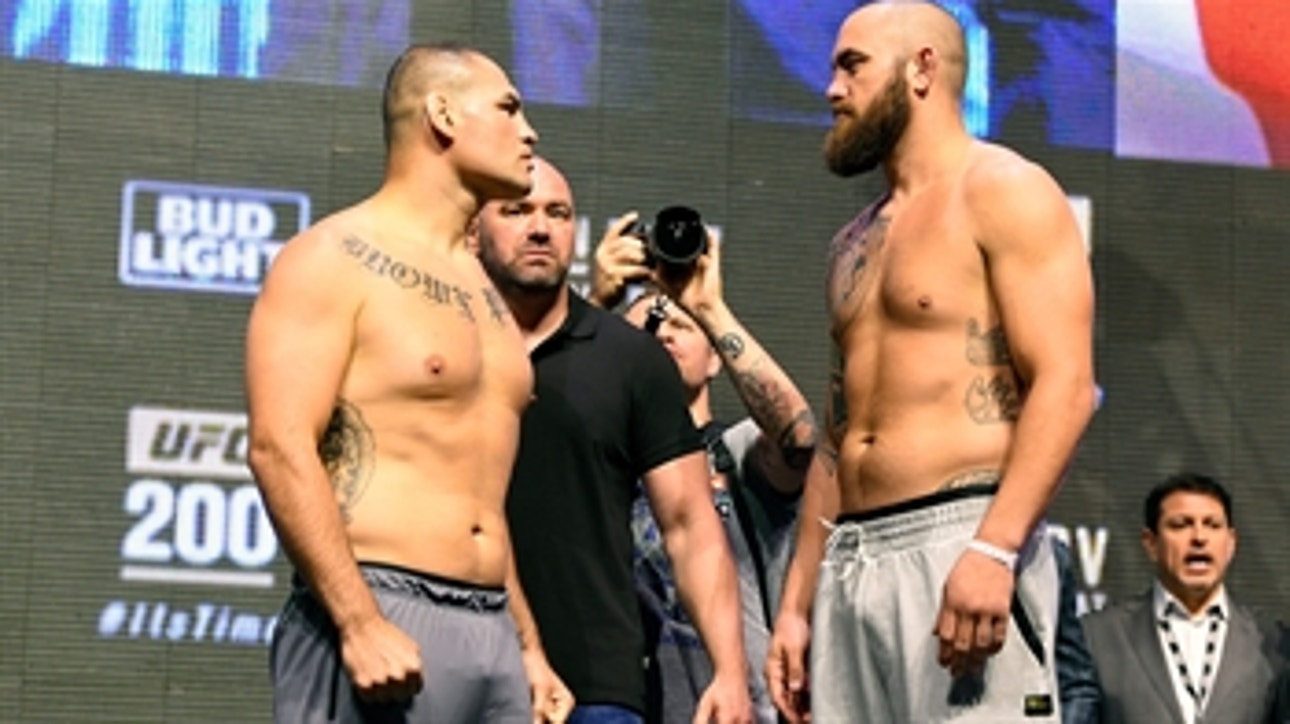 Travis Browne vs. Cain Velasquez weigh-in - UFC 200