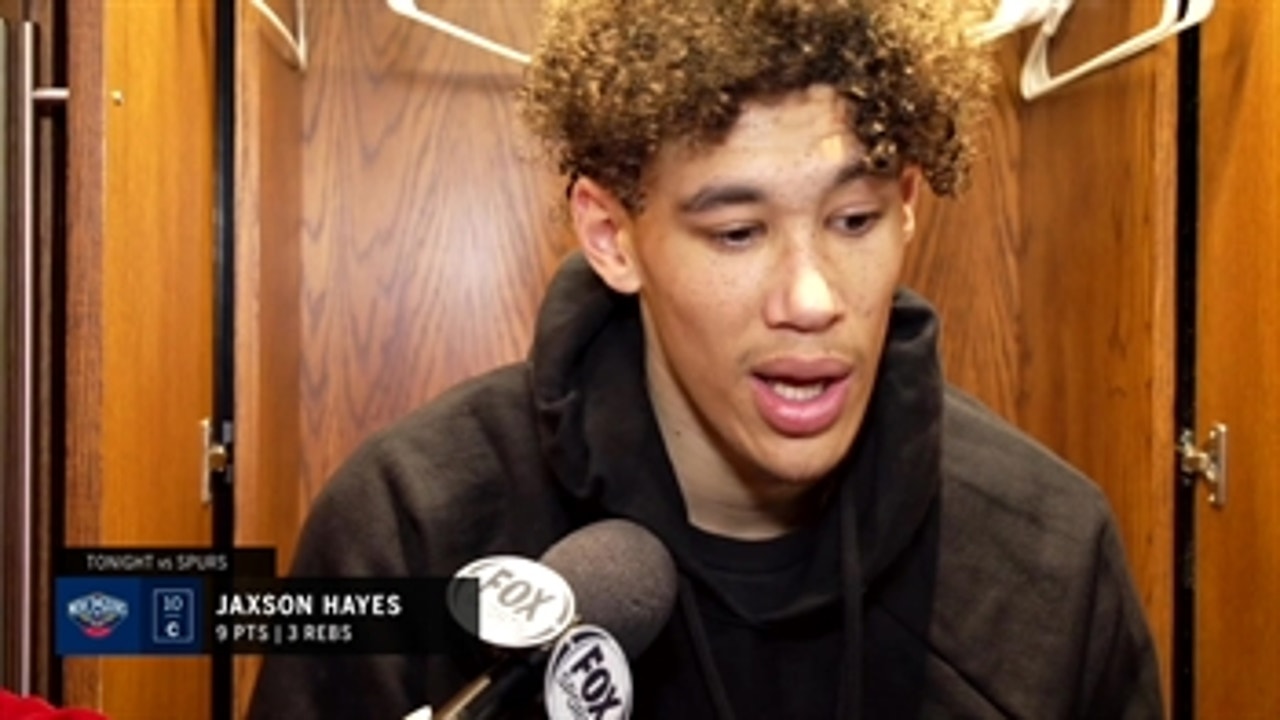 Jaxson Hayes on the Pelicans tough loss to the Spurs