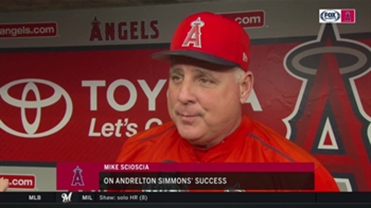 Mike Scioscia on Andrelton Simmons: he's got that 'it factor'