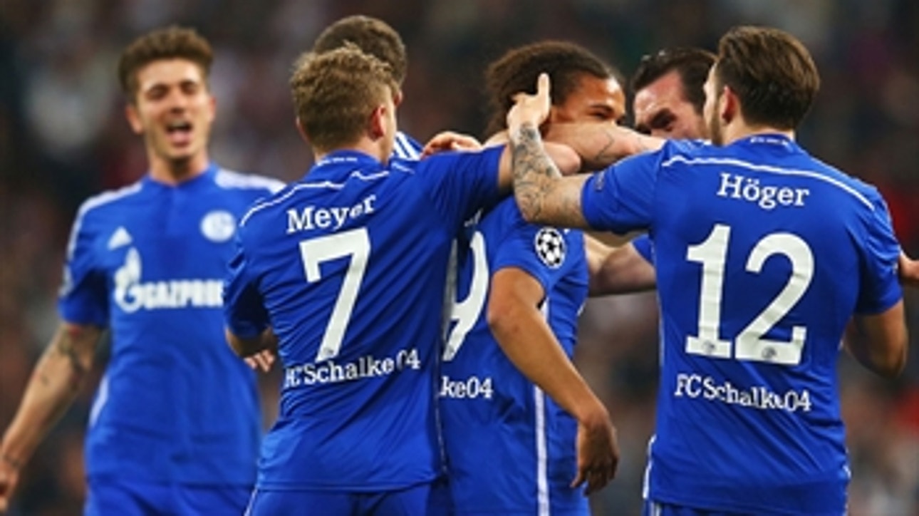Schalke youngster Sane's stunning goal levels 3-3 against Madrid
