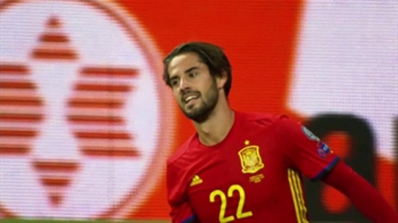 Isco scores a beautiful free kick against Italy ' 2017 UEFA World Cup Qualifying Highlights