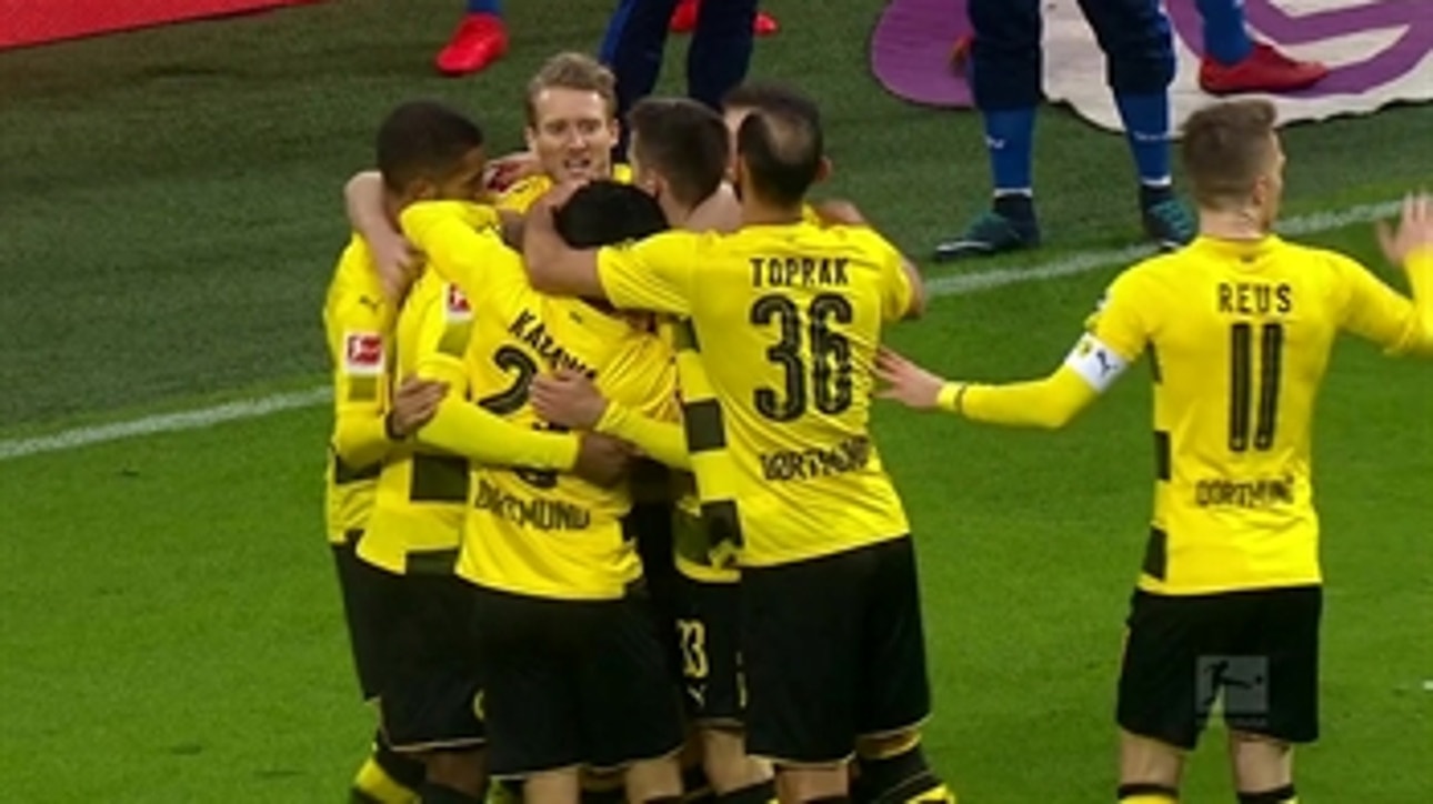 Michy Batshuayi goal puts Dortmund in front vs. Hamburg ' 2017-18 Bundesliga Highlights