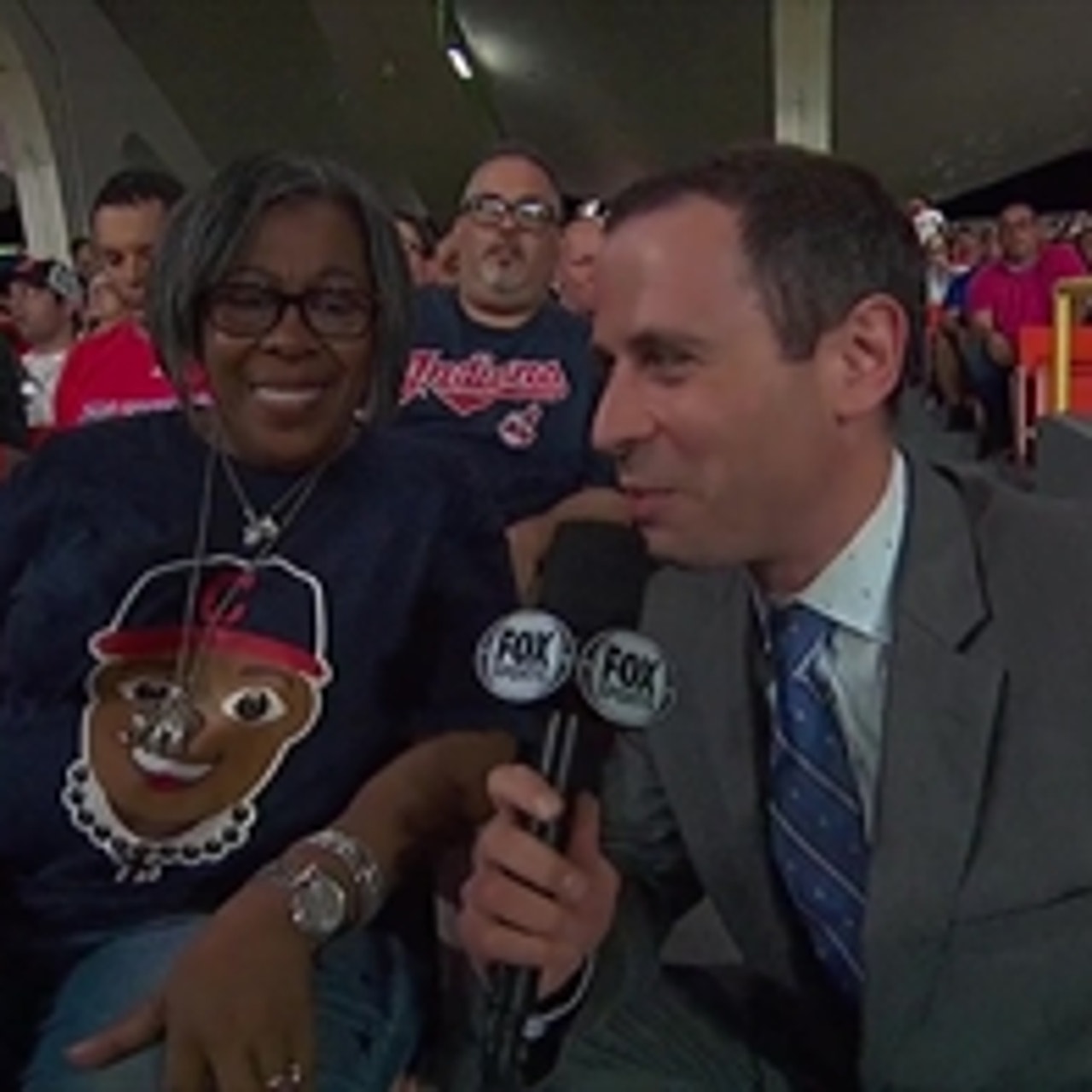 Francsico Lindor's mom is interviewed after epic home run in Puerto Rico